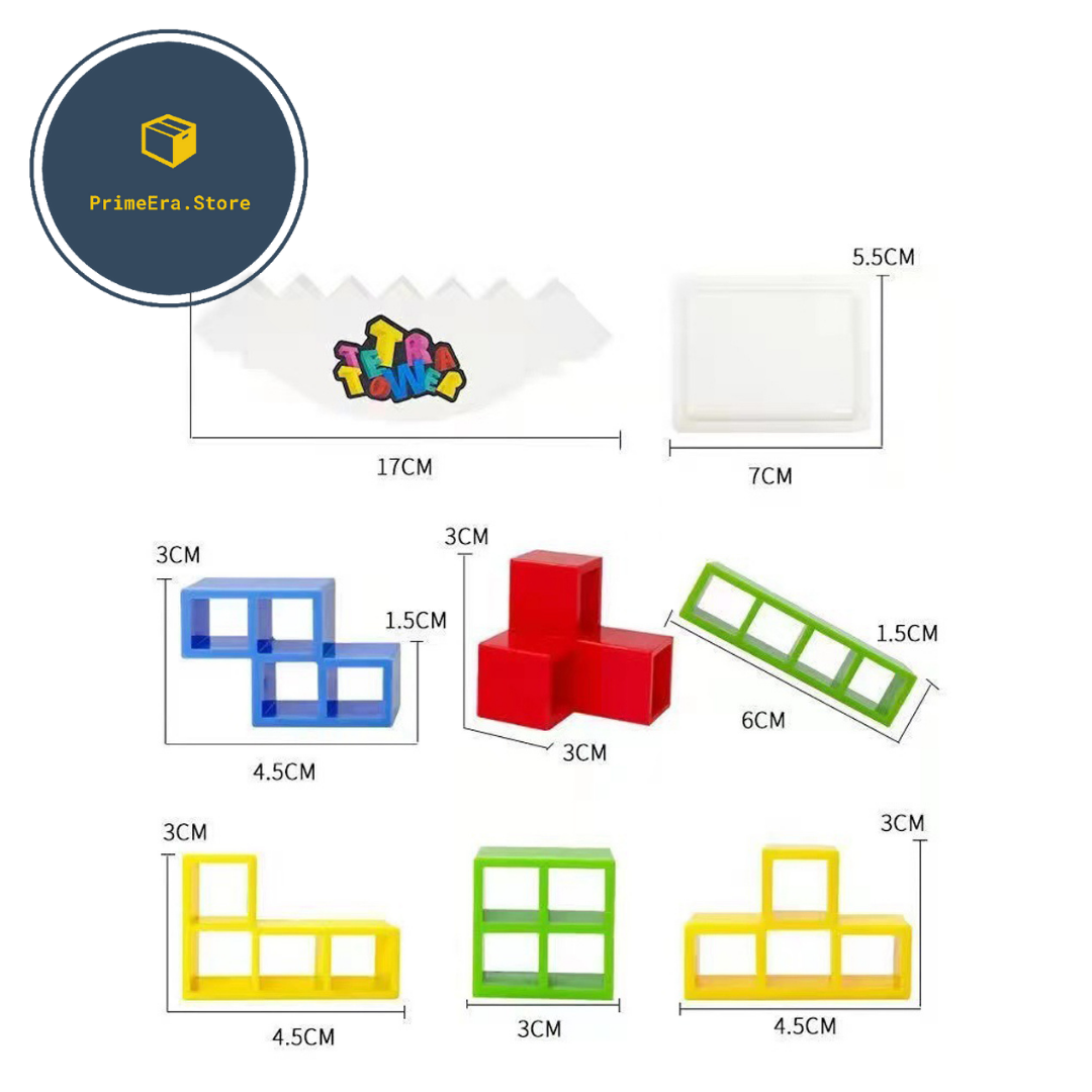 Torre Tetris 3D - Raciocício, Equilíbrio e Diversão para todas as Idades