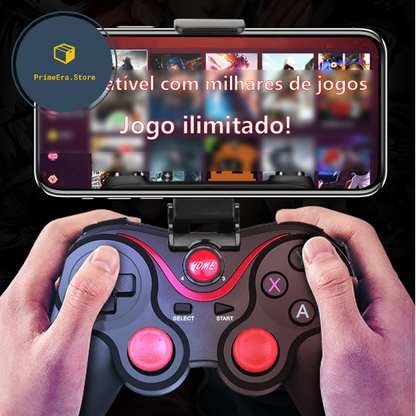 TouchTilt Joystick - Wireless Bluetooth Game Controller para PC, Celular, TV BOX - Com suporte para Celular