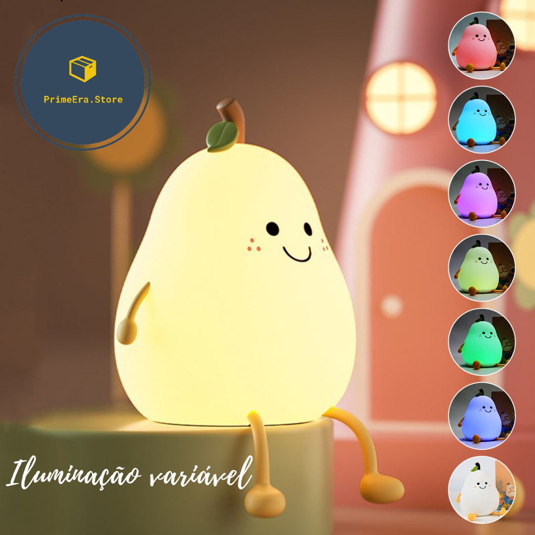 Pear Light - Luminária LED Flexível - Auxiliar e Decoração - Recarregável