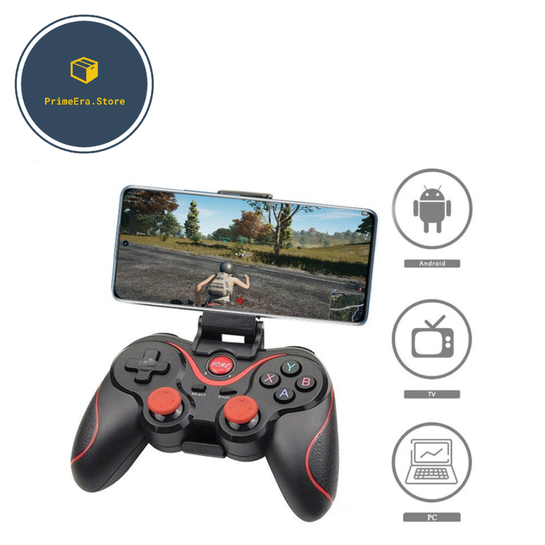 TouchTilt Joystick - Wireless Bluetooth Game Controller para PC, Celular, TV BOX - Com suporte para Celular